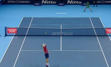 ATP Finals: Το challenge που έδωσε στον Τζόκοβιτς το πρώτο σετ (vid)