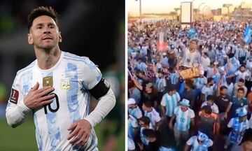 Μουντιάλ 2022: Με σημαίες Μέσι και Μαραντόνα στην Ντόχα οι Αργεντίνοι (vid)