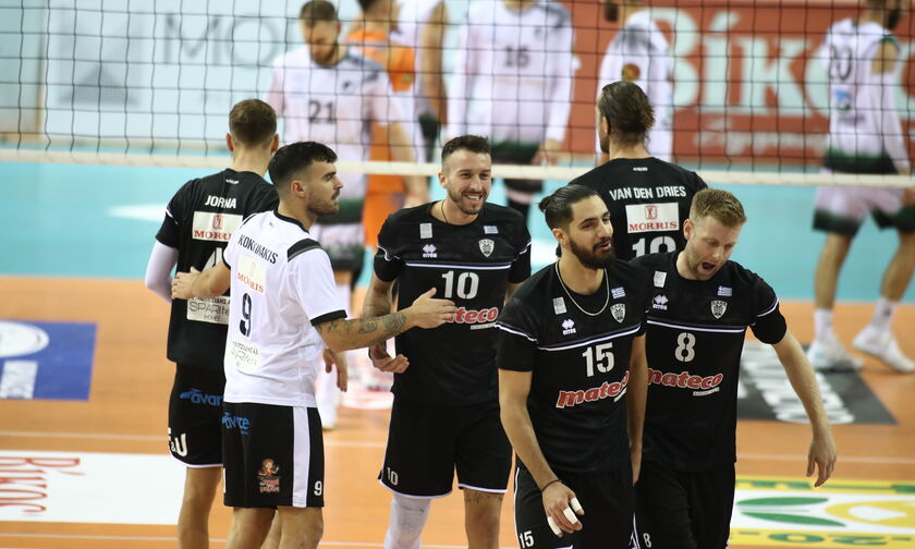 Volley League Ανδρών: Το έκανε εύκολο ο ΠΑΟΚ, 3-0 τον Μίλωνα