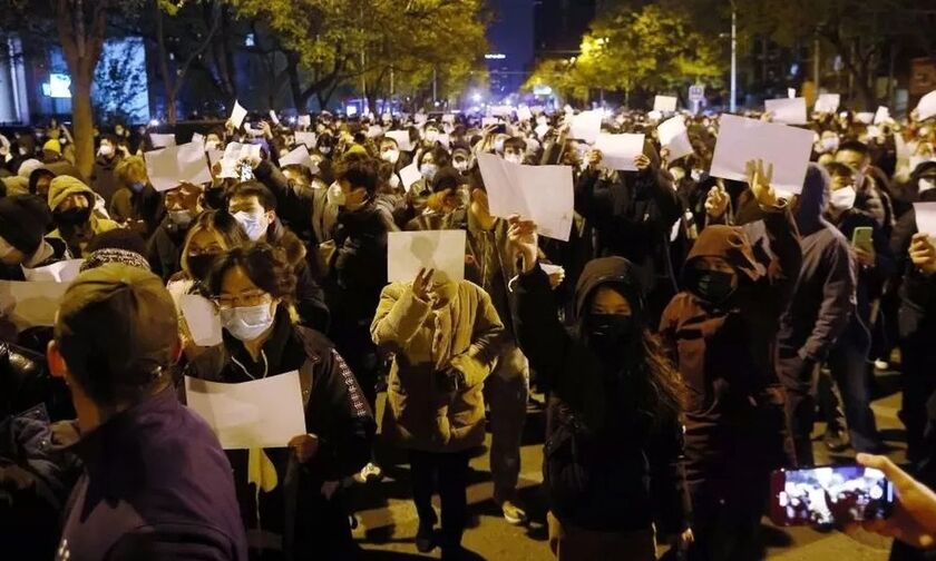 Κίνα: Διαδηλώσεις σε μεγάλες πόλεις ενάντια στην «μηδενική Covid» (vid)