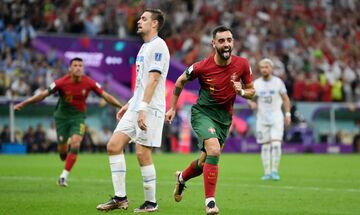 Πορτογαλία – Ουρουγουάη 2-0: Στους «16» με Μπρούνο Φερνάντες 
