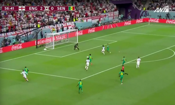 Αγγλία - Σενεγάλη: Ο Σάκα έκανε το 3-0 με φανταστικό τελείωμα (vid)