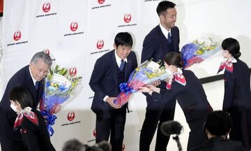 Μουντιάλ 2022: Θερμή υποδοχή στην αποστολή της Ιαπωνίας που επέστρεψε στο Τόκιο!