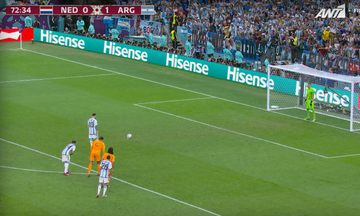 Ολλανδία - Αργεντινή: Το πέναλτι του Μέσι για το 0-2 (vid)