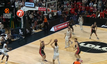 Βιλερμπάν - Ολυμπιακός 77-75: Το τρίποντο του Νουά που έδωσε τη νίκη στους Γάλλους (vid)