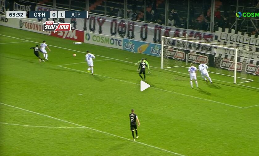 ΟΦΗ – Ατρόμητος: Το δοκάρι του Ντίκο