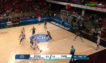 Ρίτας - ΠΑΟΚ 82-63: Τα highlights της αναμέτρησης 