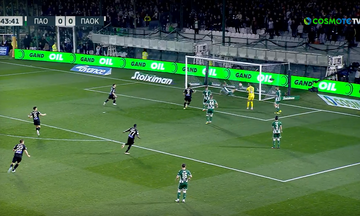 Παναθηναϊκός - ΠΑΟΚ: Το 0-1 με τρελό αυτογκόλ του Πέρεθ!