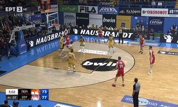 Περιστέρι-Ολυμπιακός 86-87: Όλα τα μεγάλα και καθοριστικά σουτ στο φινάλε του ματς