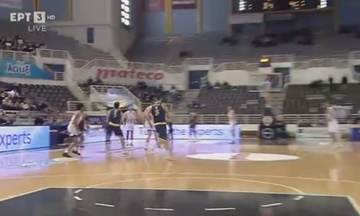 ΠΑΟΚ - Λαύριο: Απίστευτο buzzer beater του Νικολαΐδη από το κέντρο (vid)