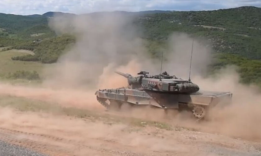 Ουκρανία: Στρατιωτικοί εκπαιδεύονται στα άρματα μάχης Leopard στην Πολωνία