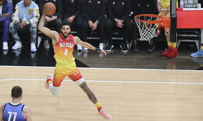 NBA All-Star game 2023: Ο MVP Τέιτουμ οδήγησε την ομάδα του Γιάννη στην νίκη κόντρα στον Λεμπρόν