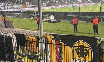 AEK: «Το κάψιμο της φανέλας του Γέλοβατς από οπαδούς του ΠΑΟΚ ξεπερνά κάθε όριο»