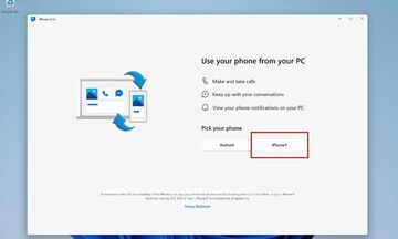 Microsoft: Φέρνει το iMessage στα Windows PCs μέσω του Phone Link