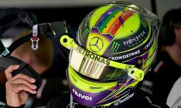 Formula 1: Κράνος με σήμα LGBTQ+ φόρεσε ο Χάμιλτον στο Μπαχρέιν, κόντρα στις εντολές της FIA