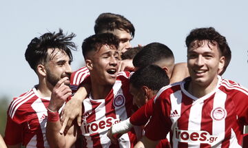 ΑΕΚ-Ολυμπιακός 0-2: Διπλό και κορυφή για την Κ19 των Πειραιωτών