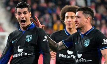 Ζιρόνα-Ατλέτικο Μαδρίτης 0-1: Δραματική νίκη στις καθυστερήσεις με Μοράτα