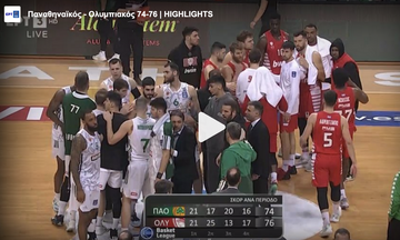 Παναθηναϊκός - Ολυμπιακός 74-76: Τα στιγμιότυπα της αναμέτρησης 