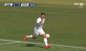 Κηφισιά - Απόλλων Σμύρνης 2-3: Τα πέντε γκολ της αναμέτρησης