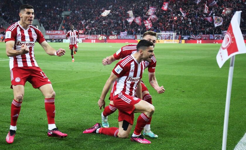Ολυμπιακός - ΠΑΟΚ 3-1: Τα τρία γκολ των «ερυθρολεύκων» (vid)