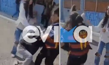 Μαθήτριες πιάστηκαν στα χέρια στο ΕΠΑΛ Χαλκίδας (vid)