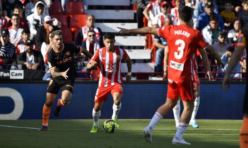 Αλμερία - Βαλένθια 2-1: Άλμα παραμονής στη La Liga 