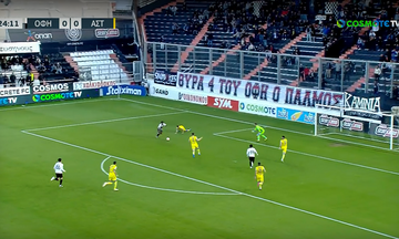ΟΦΗ - Αστέρας Τριπολής: Το απίθανο γκολ του Μοσκέρα για το 1-0