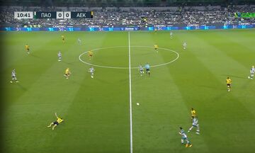 ΠΑΟ - ΑΕΚ | Ο Ρότα αποχώρησε ζαλισμένος μετά τη σύγκρουση με τον Μπερνάρ