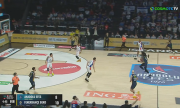 Αναντολού Εφές - Φενέρμπαχτσε 87-78: Τα highlights της αναμέτρησης 