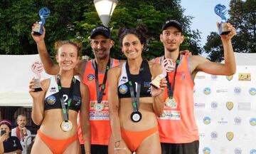Beach Volley Cup: Δεύτερο χρυσό μετάλλιο για Ιωαννίδη, Παπαδημητρίου και Μάτιου, Τριανταφυλλίδη