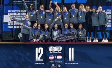 Παγκόσμιο Κύπελλο Πόλο Γυναικών: Το χρυσό οι ΗΠΑ, 12-11 την Ολλανδία του Δουδέση 
