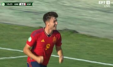 Euro U19: Τα 4 γκολ των Ισπανών σε βάρος της Ελλάδας στο πρώτο ημίχρονο!