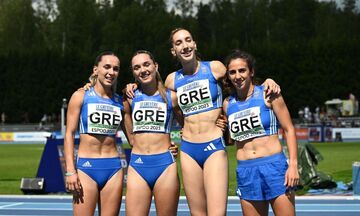Ευρωπαϊκό Κ23: Πανελλήνιο ρεκόρ για την ελληνική τετράδα ανδρών και γυναικών στα 100μ. και 400μ.