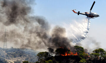 Σε ύφεση η πυρκαγιά στη Ρόδο - Οριοθετήθηκε η φωτιά στη Λακωνία (vid)