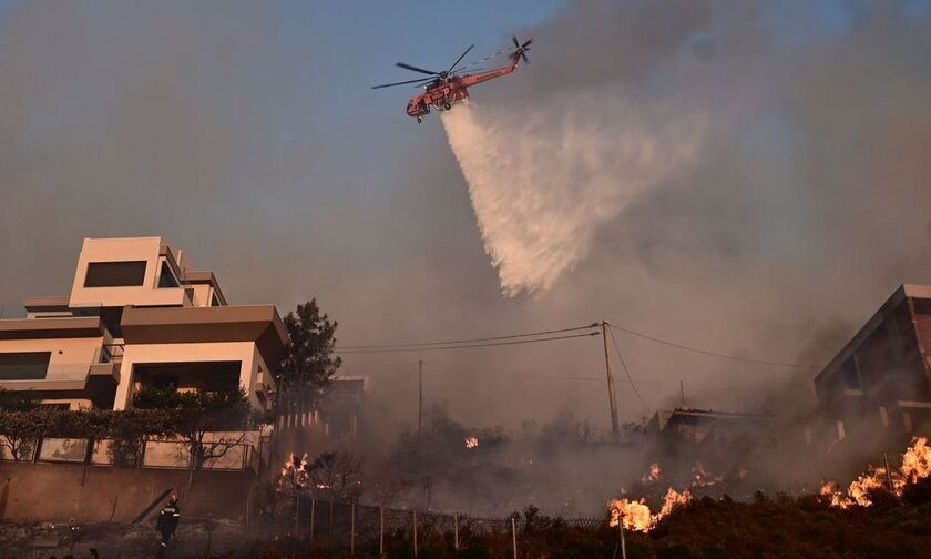 Ξάνθη: Φωτιά σε τρία μέτωπα στο Μέγα Εύμοιρο