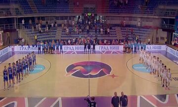 Ευρωμπάσκετ U18: Προσωρινή διακοπή στο Ελλάδα-Ιταλία λόγω διαρροής στην οροφή του γηπέδου (vid)