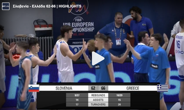 Σλοβενία - Ελλάδα 62-66: HIGHLIGHTS 