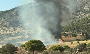 Πυρκαγιά στο Ασπρόπυργο: Φόβοι μην εξαπλωθεί στο βουνό
