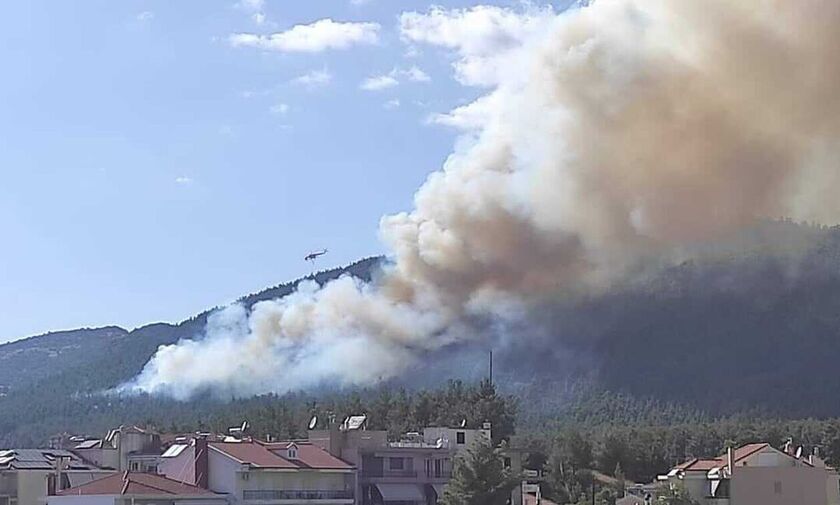 Φωτιά σε Τρίπολη και Σέρρες: Μεγάλη επιχείρηση της Πυροσβεστικής