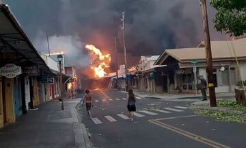 Χαβάη: Εικόνες καταστροφής από τις φονικές πυρκαγιές - Κάηκε ολοσχερώς η ιστορική πόλη Λαχέινα