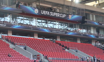 Έτοιμο το «Γ. Καραϊσκάκης» για τον τελικό του UEFA Super Cup (vid)