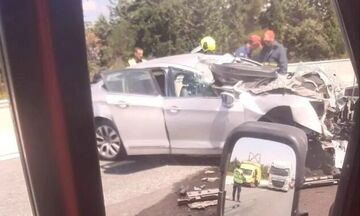Εθνική Οδός Θεσσαλονίκης - Σερρών: Τροχαίο με δύο νεκρούς και δύο τραυματίες