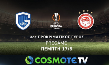 Live Streaming: Pregame Γκενκ – Ολυμπιακός (20.00) 