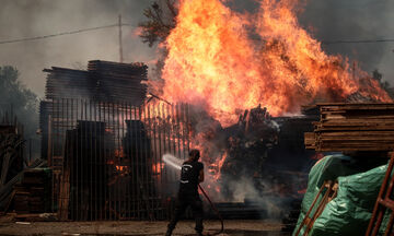 Φωτιά στη Φυλή: Σπίτια στις φλόγες - Δραματικές στιγμές για τους κατοίκους