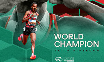 Παγκόσμιο πρωτάθλημα στίβου: Η απίθανη Φέιθ Κιπγιέγκον τρίτο χρυσό στα 1.500 μέτρα