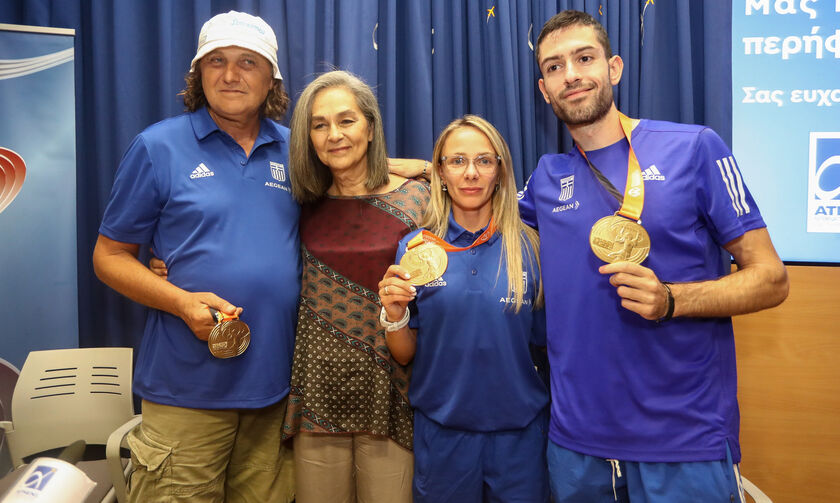 Στην Ελλάδα ο «χρυσός» Τεντόγλου και η «χάλκινη» Ντρισμπιώτη (pics, vid)