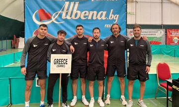 Bαλκανικό Πρωτάθλημα Επιτραπέζιας Αντισφαίρισης: Χρυσό μετάλλιο για την Εθνική Ανδρών 