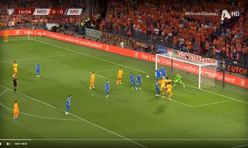 Ολλανδία - Ελλάδα: 1-0, από στατική φάση γίνεται η ζημιά (vid)