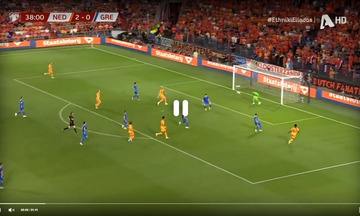 Ολλανδία - Ελλάδα: 3-0, άψογη συνεργασία, σκοράρει με κεφαλιά ο Βέγκχορστ (vid)