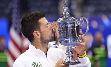 US Open: Ο «βασιλιάς» Τζόκοβιτς νίκησε 3-0 τον Μεντβέντεφ και έφτασε τα 24 Grand Slam (vids) 